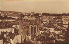 Carte postale, Epinal, Vue sur l'Eglise St-Maurice