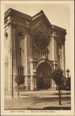 Carte postale, Epinal, Eglise Notre-Dame 2