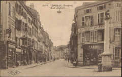Carte postale, Epinal (Vosges), Rue Aubert