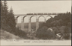 Carte postale, Xertigny, Le Viaduc actuel (38 m. de haut)