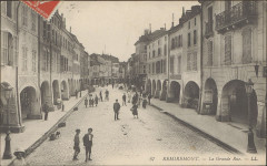 Carte postale, Remiremont, La Grande rue 2