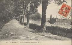 Carte postale, Remiremont, La Promenade du Calvaire