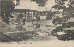 Carte postale, Epinal, Vue prise du Cours 4