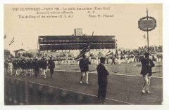 Olympic postcard 1924 à Colombes