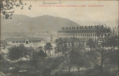 Carte postale, Casernes du 15e Bataillon de Chasseur à pied, Vue d'ensemble -
													88 Vosges
												