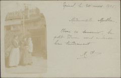 Carte postale, Deux femmes