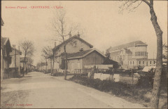 Carte postale, Environs d'Epinal, Chantraine, L'Eglise