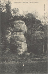 Carte postale, Environs d'Epinal, Roches d'Olima
