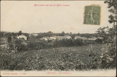 Carte postale, Environs de Saint-Dié (Vosges), Le Villé, Vue générale