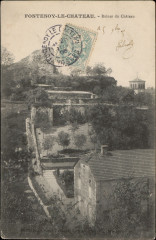 Carte postale, Fontenoy-le-Château, Ruines du Château