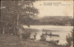 Carte postale, Gérardmer, Canotage, le Bout du Lac