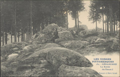 Carte postale, Gérardmer, La Roche du Renard 2