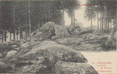 Carte postale, Gérardmer, La Roche du Renard