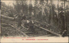 Carte postale, Gérardmer, Les Schlitteurs -
													88 Vosges
												