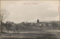 Carte postale, Hadol (Vosges), Vue générale