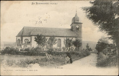 Carte postale, La Bourgonce (Vosges), L'Eglise