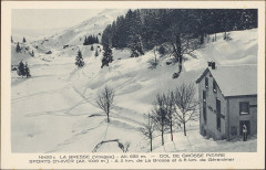 Carte postale, La Bresse (Vosges), Col de Grosse Pierre