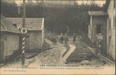 Carte postale, La Schlucht, Gendarmes et douaniers allemands sur le sentier du Hohneck