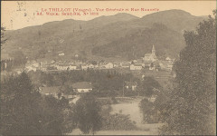 Carte postale, Le Thillot (Vosges), Vue générale et rue nouvelle
