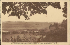 Carte postale, Mandres-sur-Vair, La Vallée du Vair et Norroy