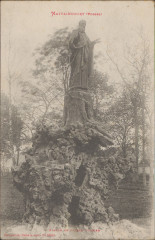 Carte postale, Mattaincourt (Vosges), Statue de Pierre Fourier