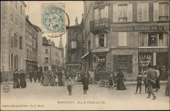 Carte postale, Mirecourt, Rue de l'Hôtel-de-Ville 2