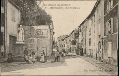 Carte postale, Mirecourt, Rue Vuillaume