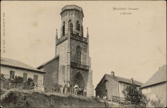 Carte postale, Moussey (Vosges), L'Eglise