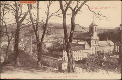Carte postale, Moyenmoutier (Vosges), Vue prise du Haut de Saint-Prayel