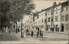 Carte postale, Rambervillers, Avenue Felix-Faure