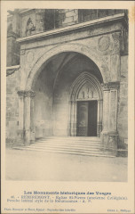 Carte postale, Remiremont, Eglise St-Pierre (ancienne Collégiale)