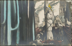 Carte postale, Rouen 1431