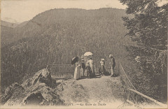 Carte postale, Route de la Schlucht, La Roche du Diable