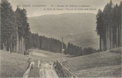 Carte postale, Route du Ballon d'Alsace, Le Plein du Canon, Vue sur la Vallée de la Moselle