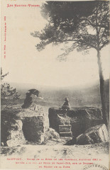 Carte postale, Saint-Dié, Roche de la Bure ou des Corbeaux