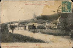Carte postale, Saint-Jean-du-Marché (Vosges), Vue du Centre