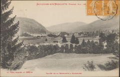 Carte postale, Saulxures-sur-Moselotte (Vosges), Vallée de la Moselotte à Saulxures -
													88 Vosges
												