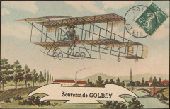 Carte postale, Souvenir de Golbey