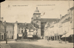 Carte postale, St-Dié, Place Jules Ferry
