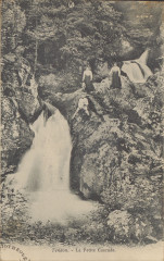 Carte postale, Tendon, La Petite Cascade