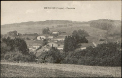 Carte postale, Thiélouze (Vosges), Panorama
