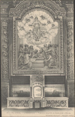 Carte postale, Val d'ajol, L'Assomption, Tableau sculpté du choeur de l'Eglise -
													88 Vosges
												