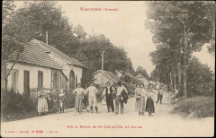 Carte postale, Vanifosse (Vosges), Sur la Route de St-Dié au Col de Saales