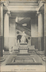 Carte postale, Epinal, Atrium de la maison romaine