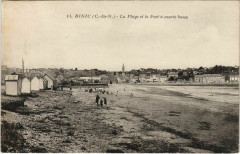 Binic La Plage et le Port a Maree Basse -
													22 Côtes d'Armor
												