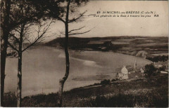 Saint-Michel-en-Greve Vue Generale de la Baie a Travers les Pins