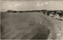 Le Val-Andre Vue d'Ensemble de la Plage vers la Pointe de Piegu