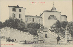 Carte postale, Epinal, L'Hôpital 3