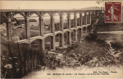 Brehec Le Viaduc, vue prise des Falaises France