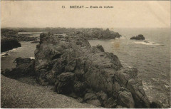 Ile de Brehat Etude de rochers France